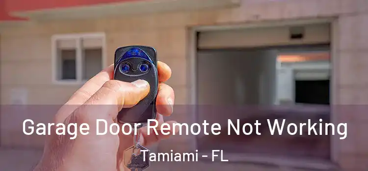  Garage Door Remote Not Working Tamiami - FL